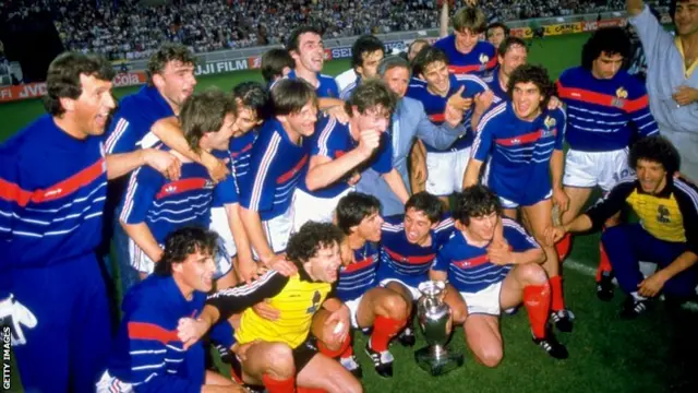 France winning the European Championship in 1984