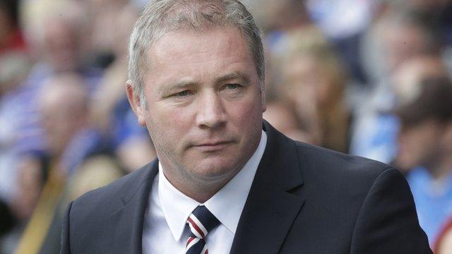 Rangers boss Ally McCoist