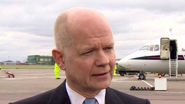 Foreign Secretary William Hague