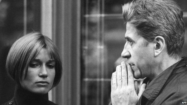 Actress Olga Georges-Picot and director Alain Resnais