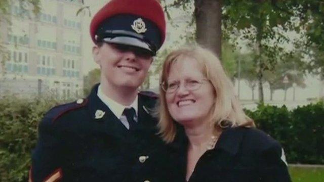 Cpl Anne-Marie Ellement and Alexandra Barritt