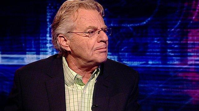 Television talk show host Jerry Springer