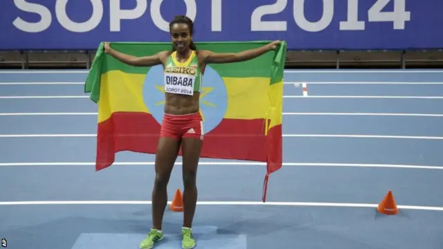 Ethiopia's Genzebe Dibaba