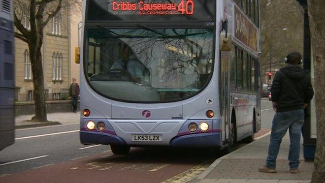 Bus in Bristol