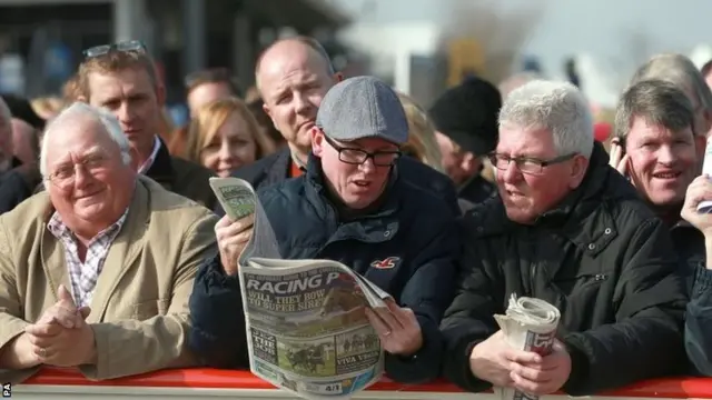 racegoers at Cheltenham