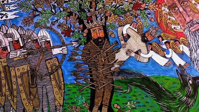 The Martyrdom of St Edmund by Brian Whelan, 2004