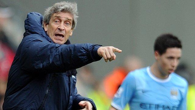 Manchester City manager Manuel Pellegrini