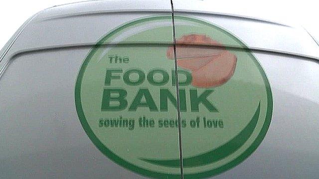 Food bank delivery van