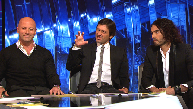 Alan Shearer, Leonardo and Russell Brand debate Wayne Rooney's goal on Match of the Day