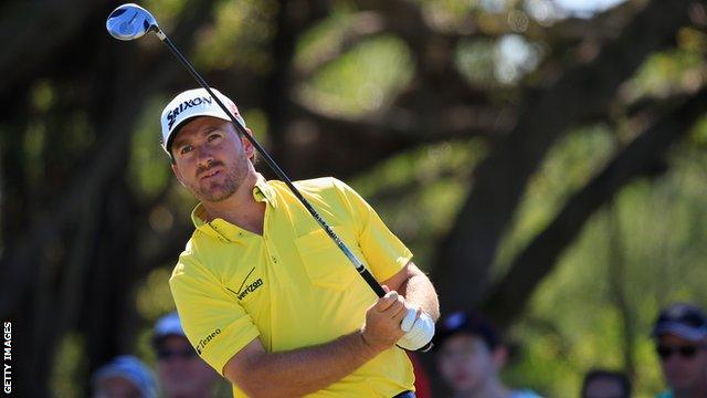 Northern Irish golfer Graeme McDowell