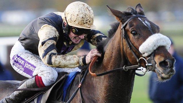 Sam Twiston-Davies on Tidal Bay