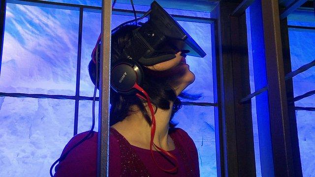 Click's LJ Rich wears an Oculus Rift