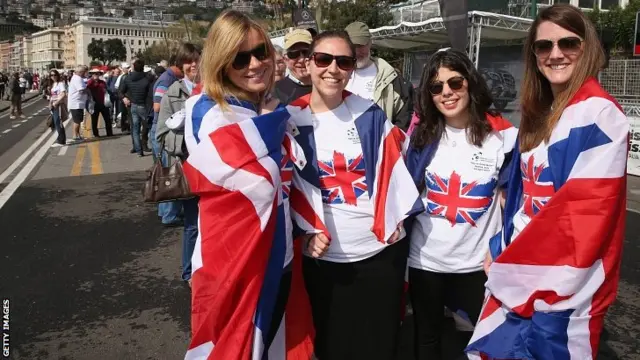 British fans in Naples