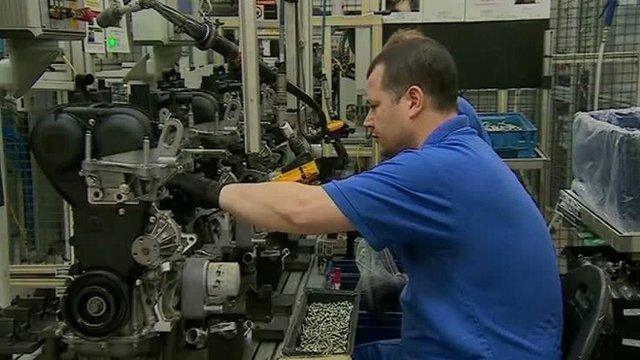 Ford workers in Bridgend