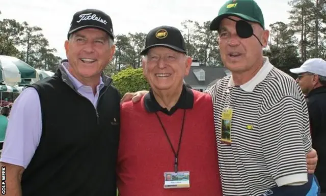 Jay Haas, Billy Casper and Clebe McClary