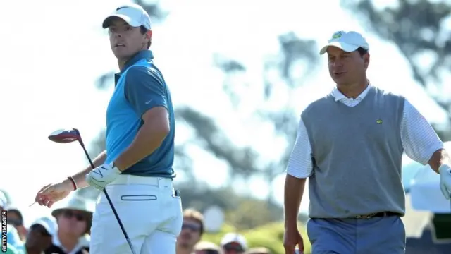 Rory McIlroy and Jeff Knox