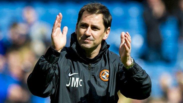 Dundee United manager Jackie McNamara