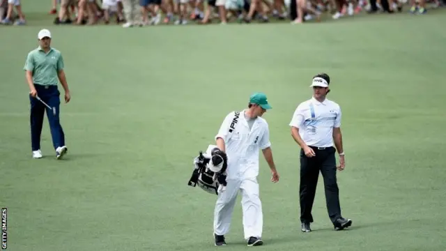 Jordan Spieth (left) and Bubba Watson