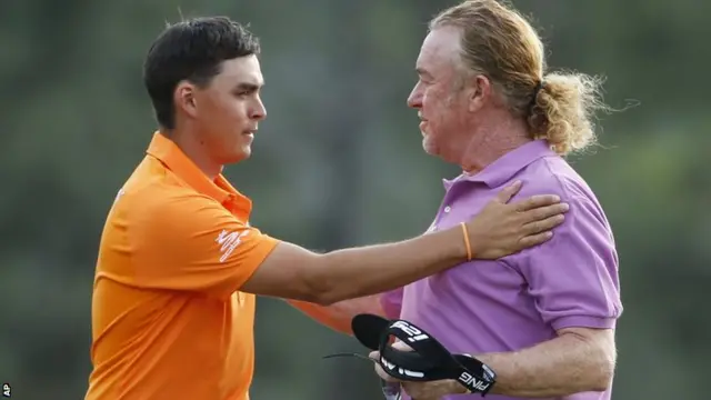 Miguel Angel Jimenez and Rickie Fowler