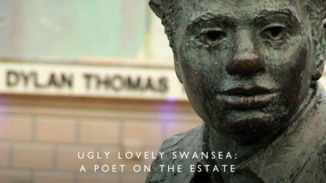 Statue of Dylan Thomas