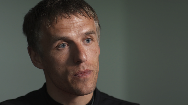 Phil Neville says it's 'difficult' to look at the league table