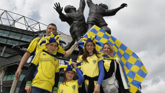 Clermont Auvergne fans