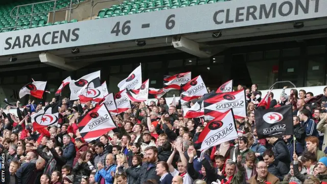 Saracens 46-6 Clermont