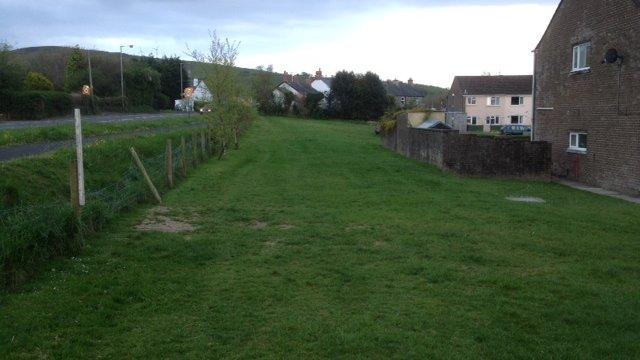 Village green at Maes-y-Deri, Talybont