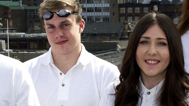 Swimmer Craig Bowman and lawn bowler Carrie McLean