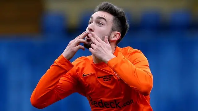 Glenavon's mark Patton scored the winning goal in the 2014 Irish Cup final