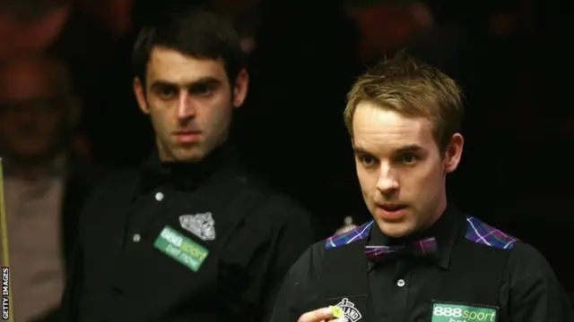 Ronnie O'Sullivan and Ali Carter