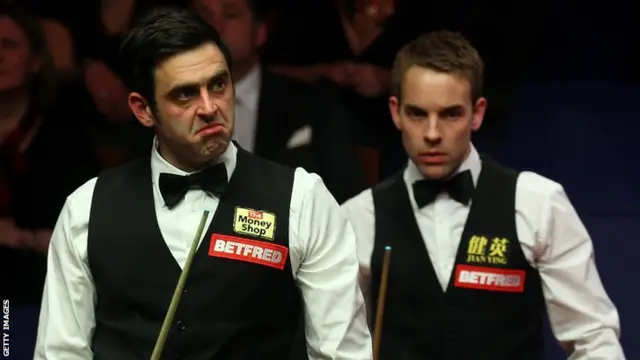 Ronnie O'Sullivan and Ali Carter