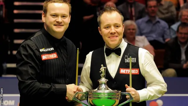 Shaun Murphy and John Higgins