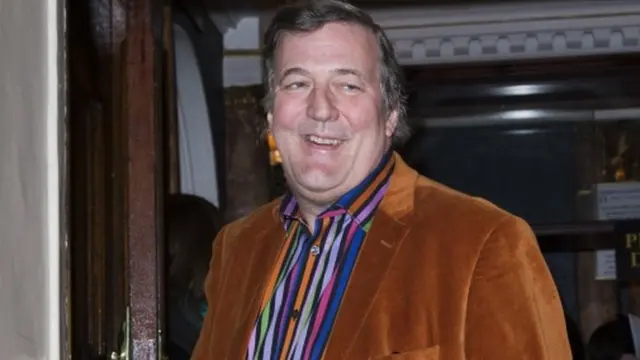 Actor and TV presenter Stephen Fry