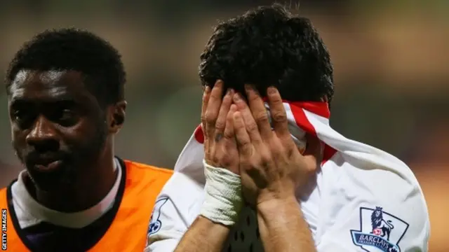 Luis Suarez of Liverpool reacts in tears following his team's 3-3 draw