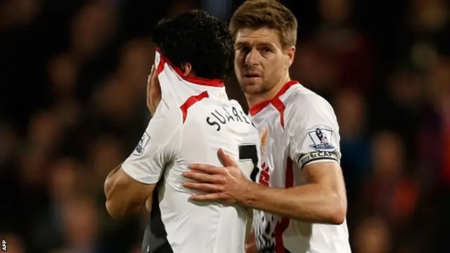 Luis Suarez & Steven Gerrard