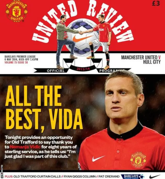 Manchester United programme