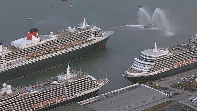 Cunard's Three Queens