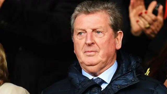 Roy Hodgson at the Southampton v Man Utd match