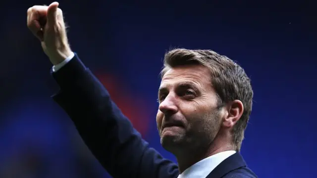 Spurs manager Tim Sherwood thanks the fans