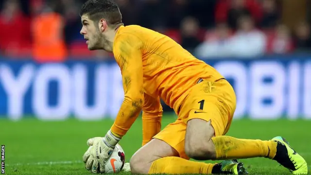 England goalkeeper Fraser Forster