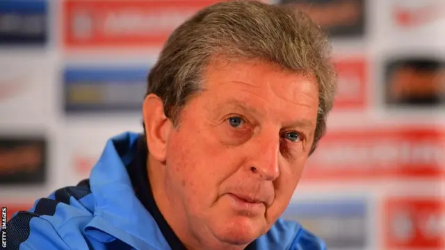 England manager Roy Hodgson