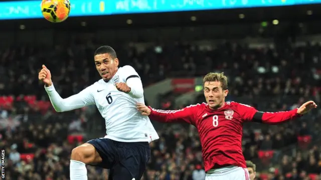 England defender Chris Smalling