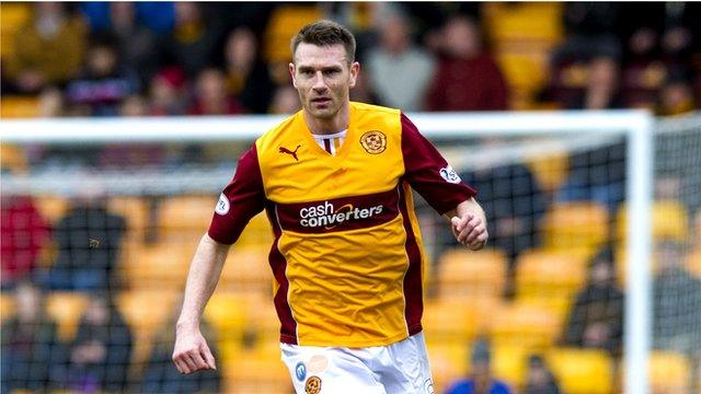 Motherwell defender Stephen McManus