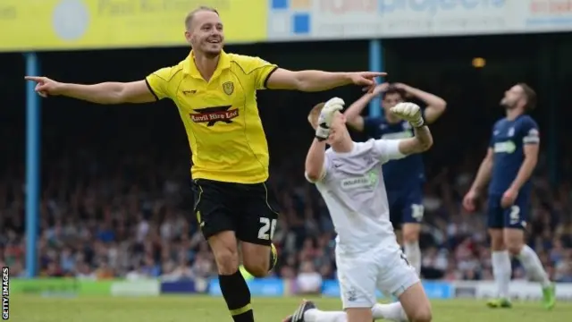 Burton score against Southend