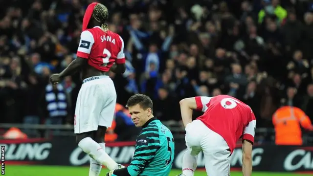 Bacary Sagna, Wojciech Szczesny and Laurent Koscielny