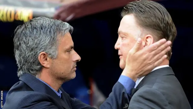 Jose Mourinho and Louis Van Gaal