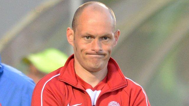 Hamilton player-manager Alex Neil