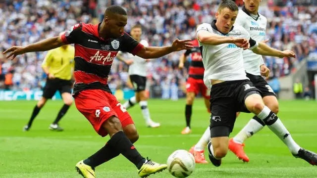 Junior Hoilett attacking for QPR