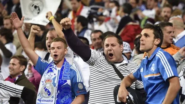 Real Madrid fans